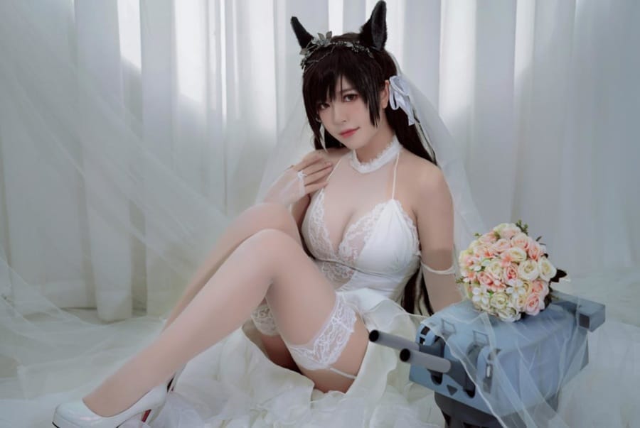 半半子 –NO.007 爱宕花嫁[30P/1V/160MB]