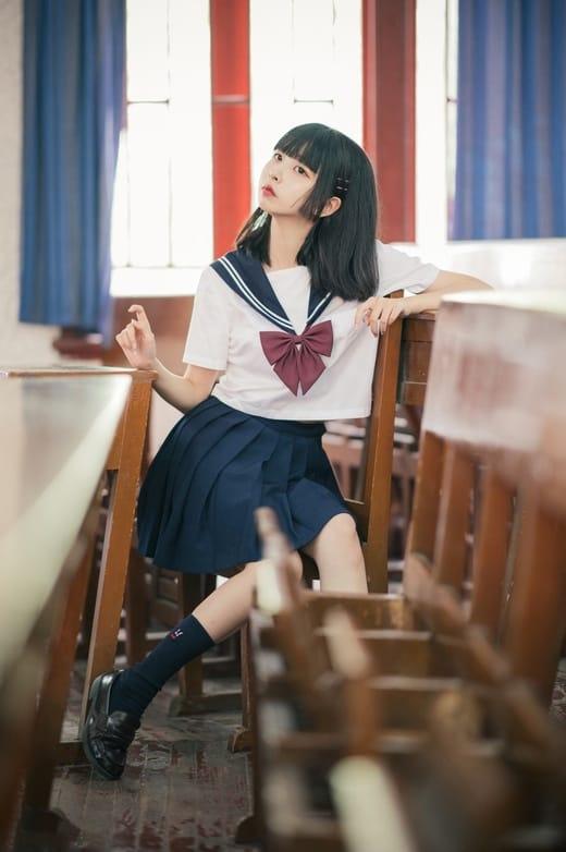 [喵糖映画]VOL.397 课室XUE妹 [22P/148MB]