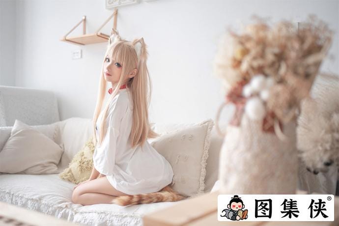 蠢沫沫cos黄豆粉猫娘140图片全集分享 可爱小猫融化了我的少男心