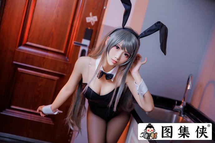 养眼放送！甜美少女面饼仙儿樱岛麻衣兔女郎学姐魅力四射