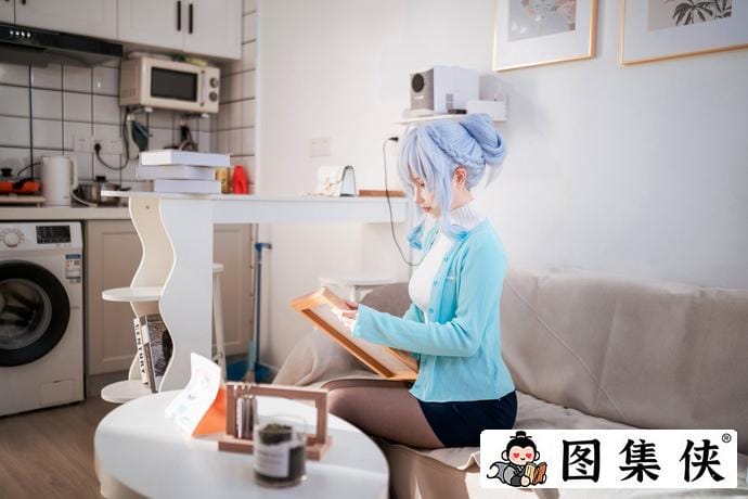 冷艳妩媚！rioko凉凉子雪女系列感受冰山美人的魔力