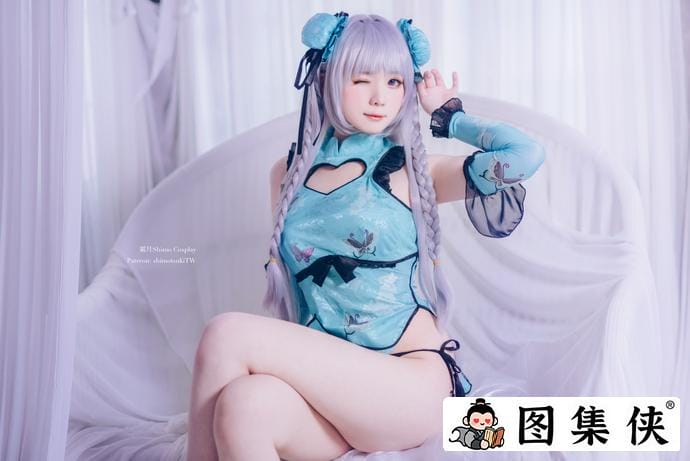 不简单！台湾宝藏coser霜月shimo捆绑图集 古典装束融合现代之美！