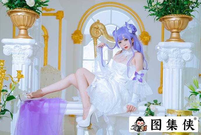 日奈娇奶牛版甘雨女仆 优雅与俏皮的双重魅力！