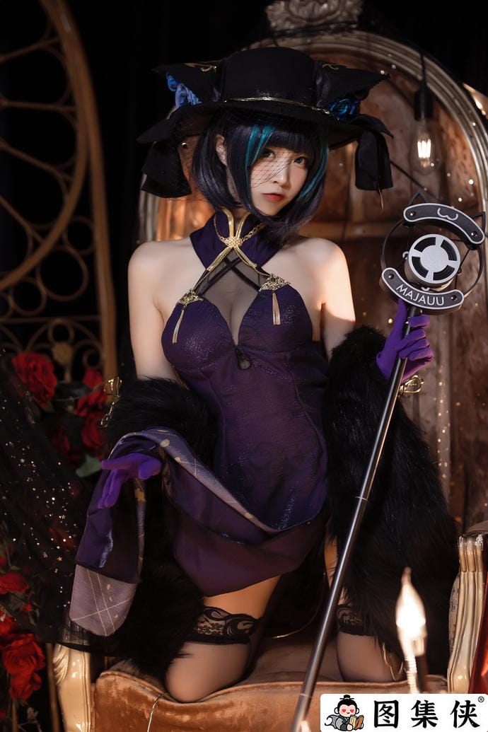 广西表妹二佐nisa柴郡音乐绚烂超萌COS合集
