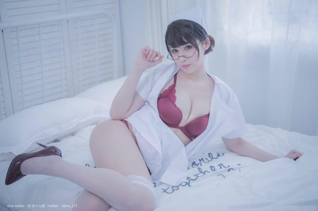 你十七鸽 – NO.03 白色护士[110P1V-535MB]