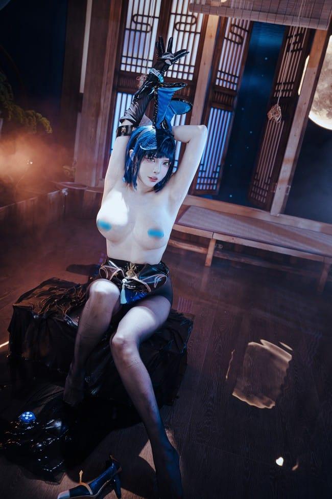 秋和柯基 – NO.110 夜兰 兔女郎 [92P-1.86GB]