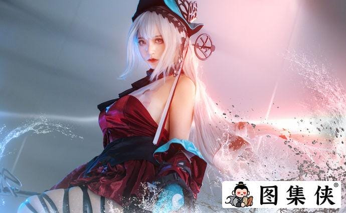 疯猫ss化身猫系精灵全网图！雀斑少女黑白双色假发造型太撩人了~