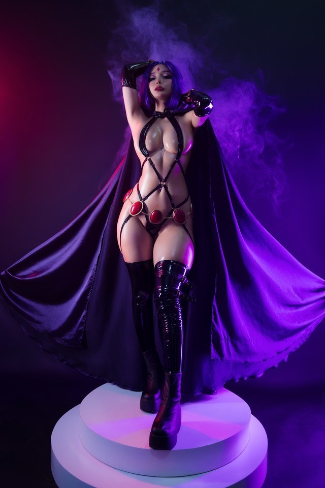 Umeko J – Raven Latex Lingerie[109P-840.5M]