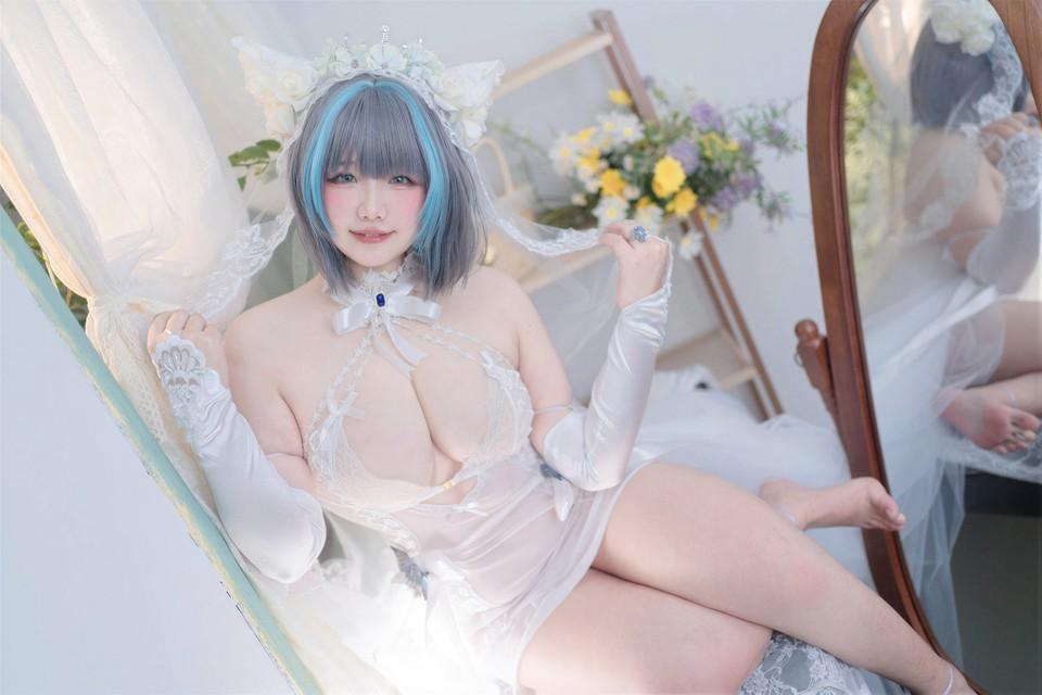 阿半今天很开心 – NO.048 碧蓝航线 柴郡誓约花嫁 [130P4V-1.29GB]