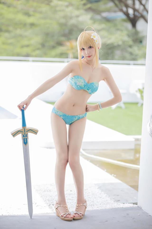 封疆疆v – NO.82 FGO Saber 泳装[49P-402MB]