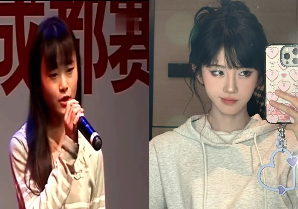 鞠婧祎出道前比赛照片是真的吗，早期照片前后对比的样子判若两人