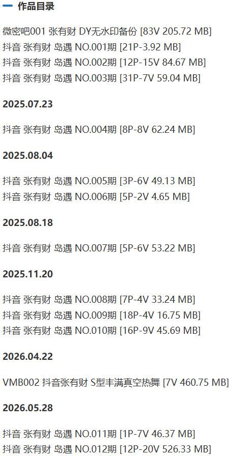 张有财 – 微密圈/岛遇等写真&视频合集【持续更新中】-1 张有财 – 微密圈/岛遇等写真&视频合集【持续更新中】