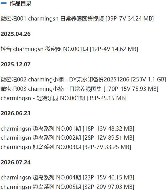 charmingsn – 微密圈写真&视频合集【持续更新中】-1 charmingsn – 微密圈写真&视频合集【持续更新中】