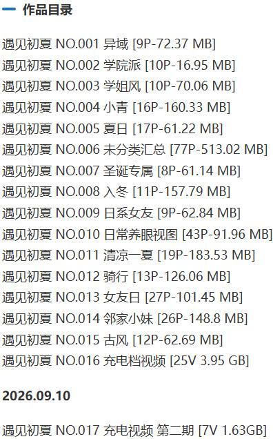 遇见初夏 – 写真&视频合集【持续更新中】-1 遇见初夏 – 写真&视频合集【持续更新中】